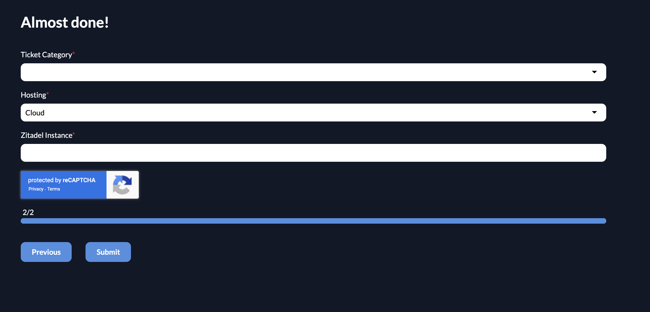 Customer Portal Support