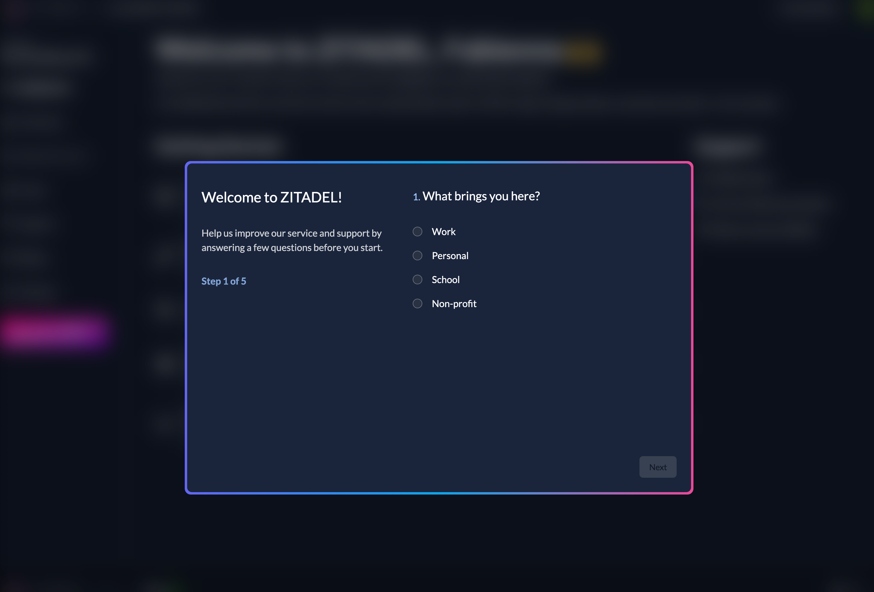 Onboarding Questions
